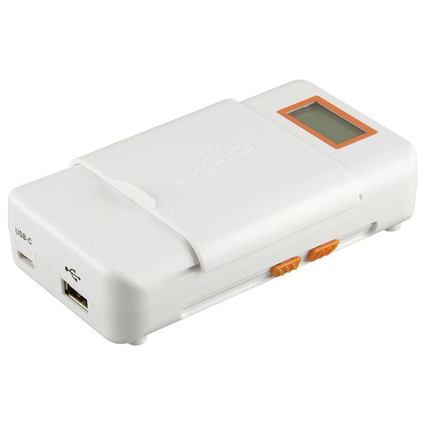 Jupio Universal Fast Charger LCD USB-C input (Li-Ion+AA+2.1A USB)
