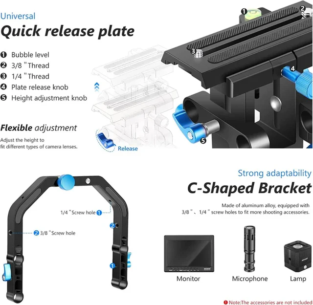 Neewer SR101 Camera Shoulder Rig Kit