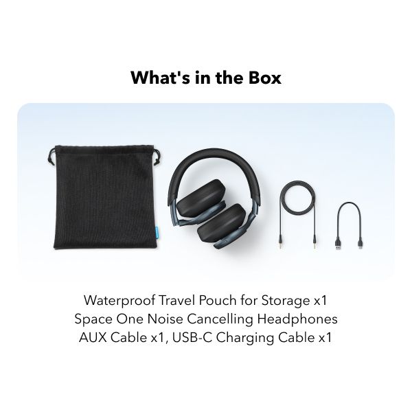 Soundcore Space One Headphones Jet Black