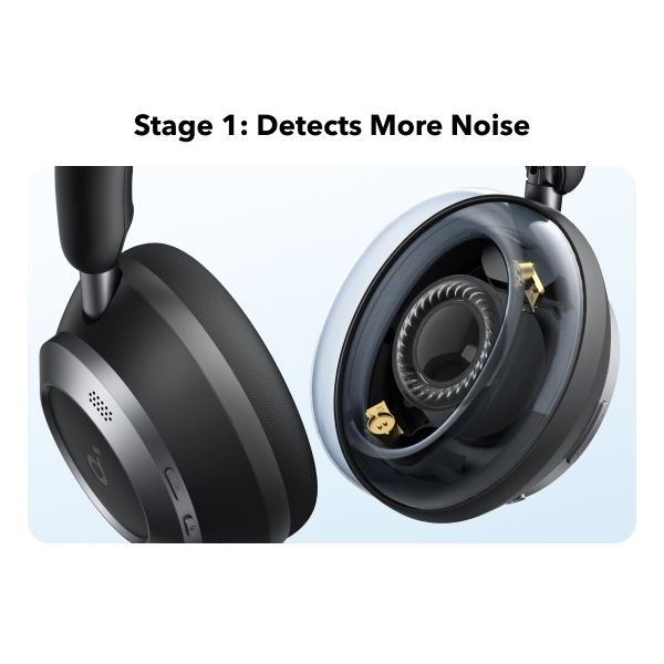 Soundcore Space One Pro Headphones Jet Black