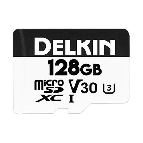 Delkin microSD Memory Card 128Gb V30