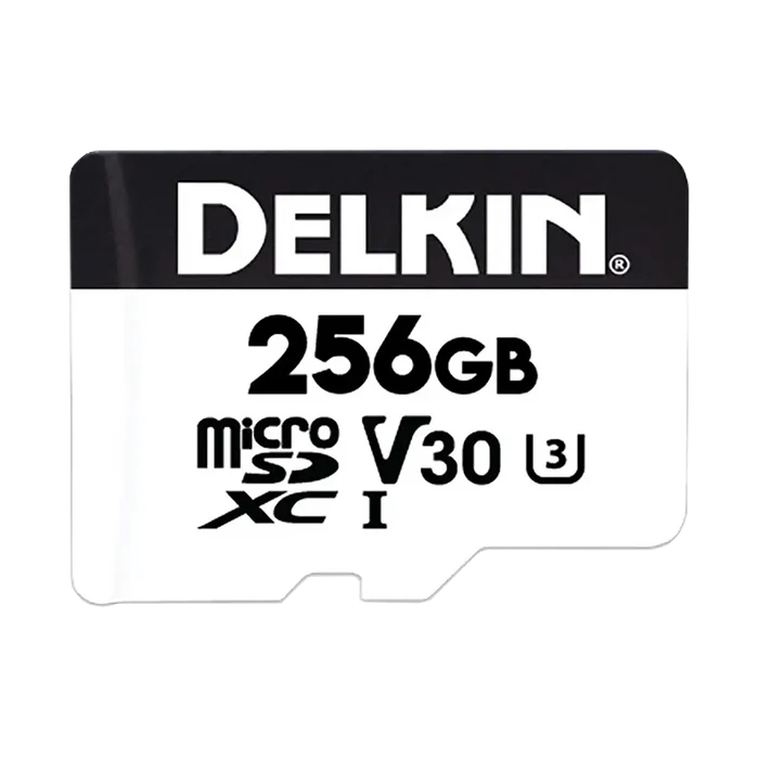 Delkin MicroSD Memory card 256Gb V30