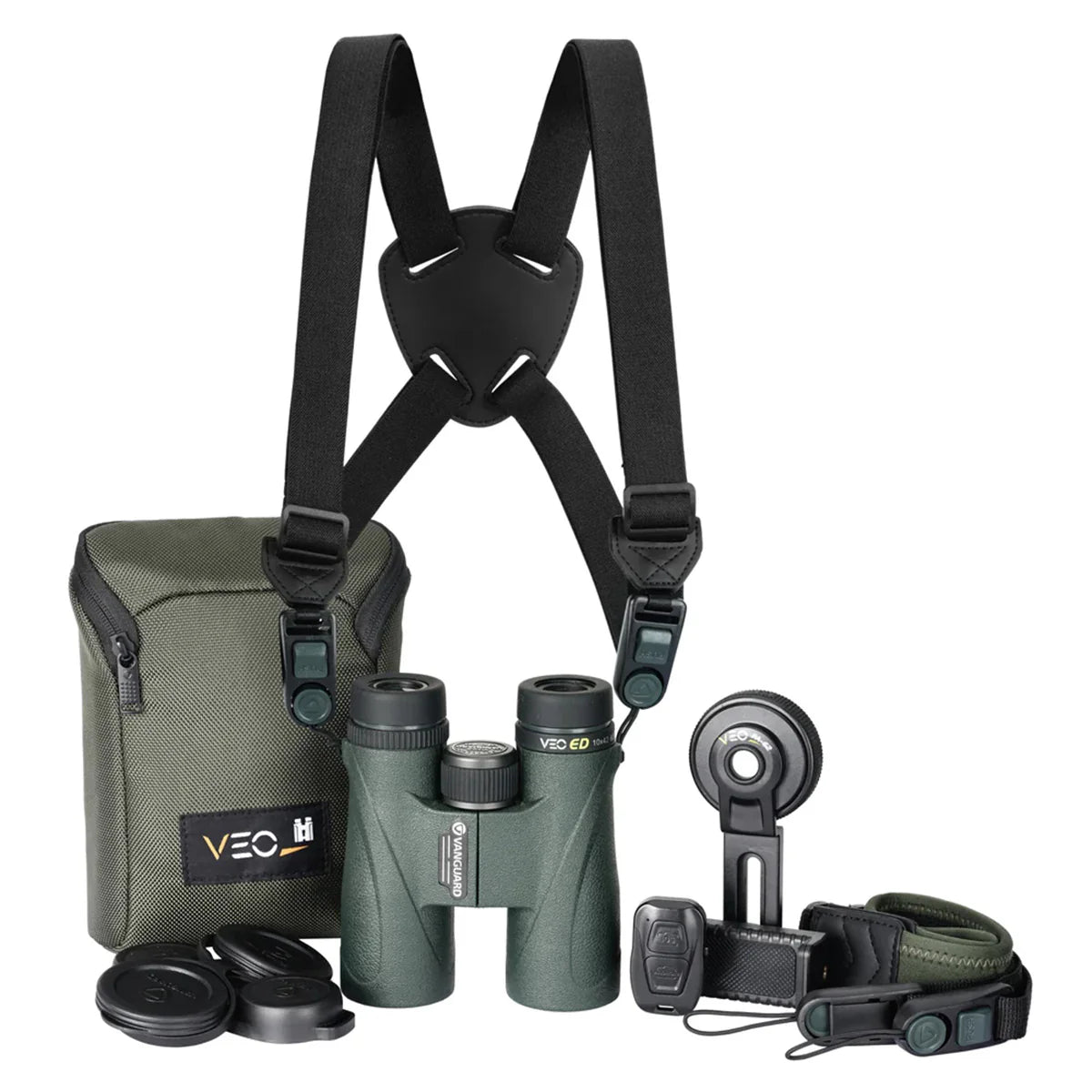 Vanguard VEO ED 10×42 Binocular Bundle
