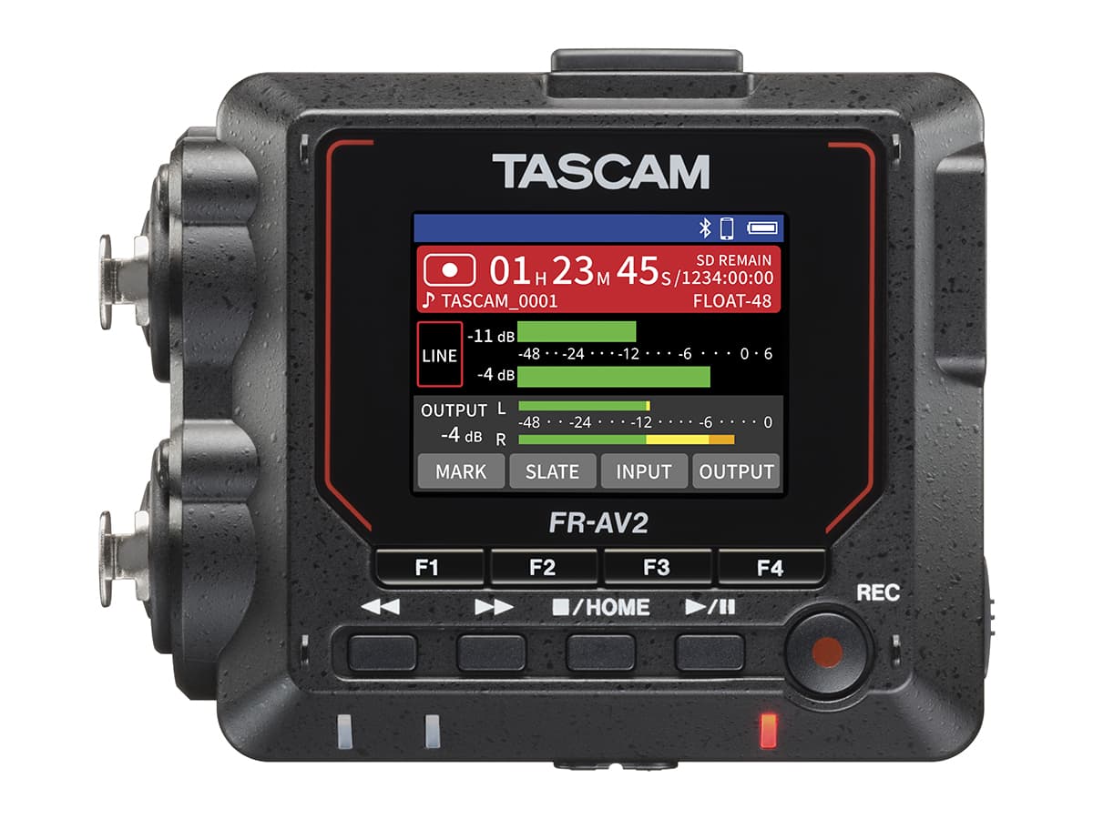 TASCAM FR-AV2 COMPACT 32-BIT-FLOAT RECORDER