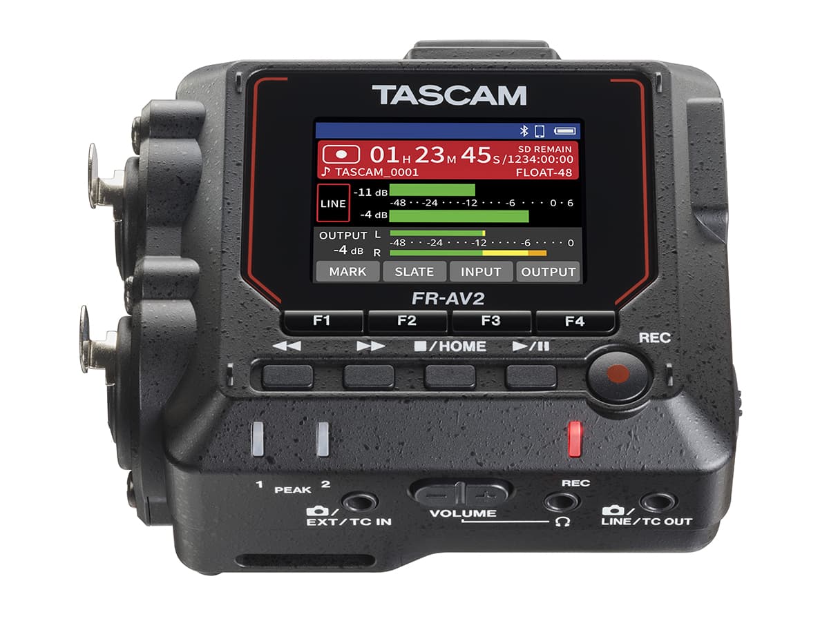 TASCAM FR-AV2 COMPACT 32-BIT-FLOAT RECORDER