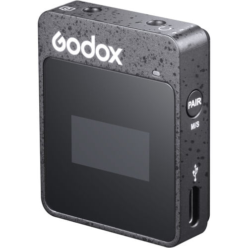 Godox MoveLink II M2 Compact 2-Person Wireless Microphone System for Cameras & Smartphones with 3.5m