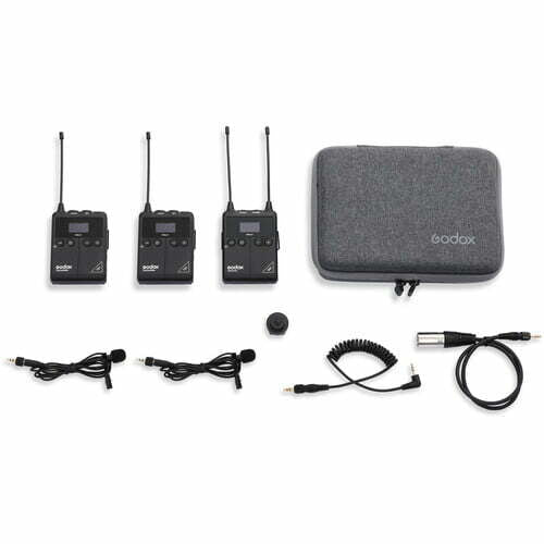 Godox WMicS1 Kit 2 Two-Person Camera-Mount Wireless Omni Lavaliere Microphone System