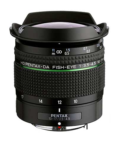 Pentax HD DA 10-17mm Fish Eye f/3.5-4.5 ED