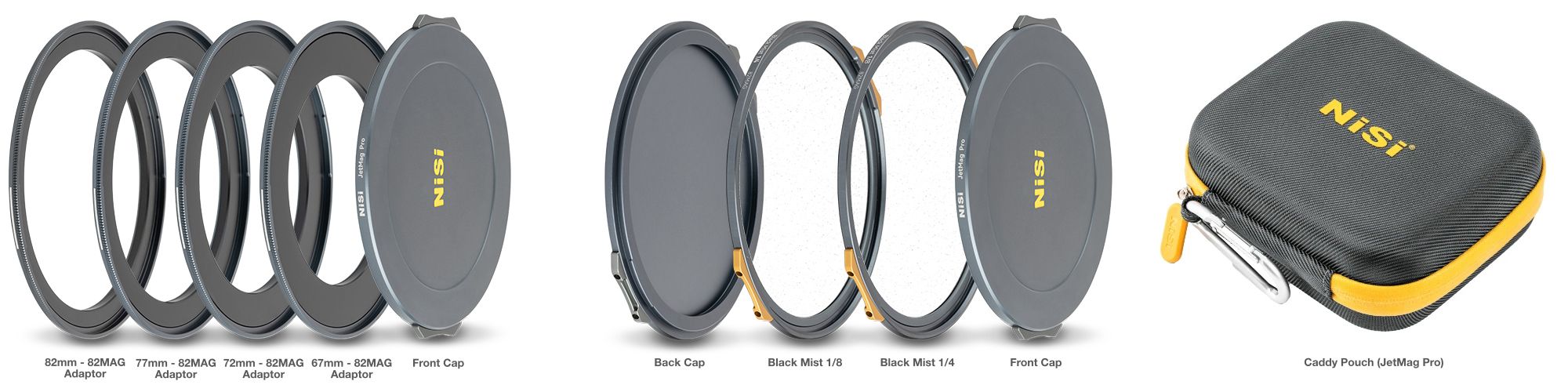 NiSi Filters JetMag Pro 82mm Black Mist Kit