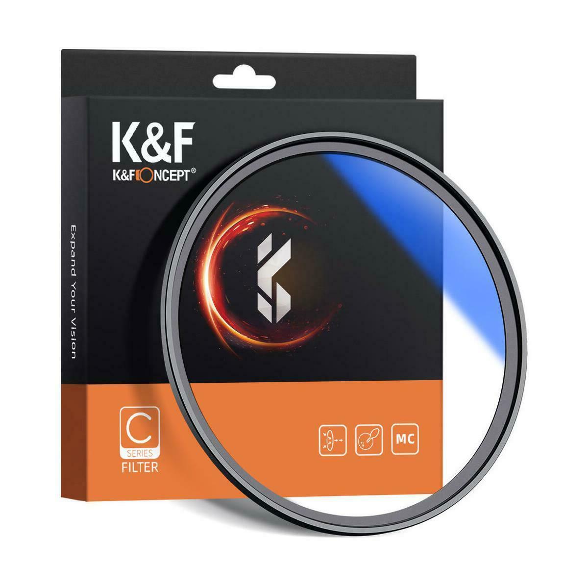 K&F 77mm Blue Coat MCUV KF01.1428 UV Lens Filter