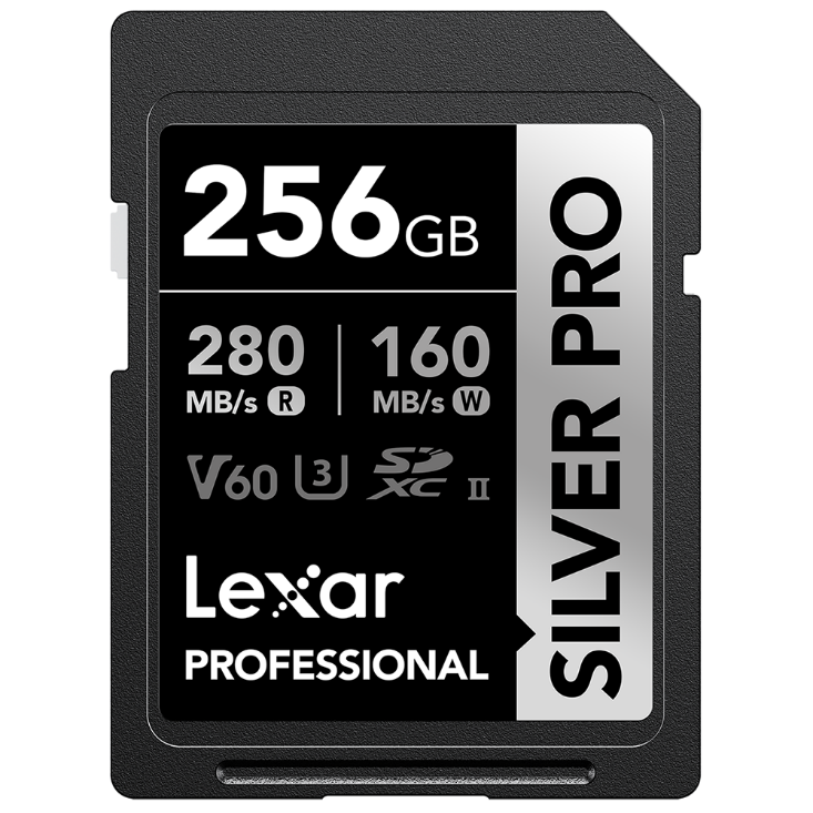 Lexar 256GB Professional SD SILVER PRO (UHS-II) (Class 10) V60