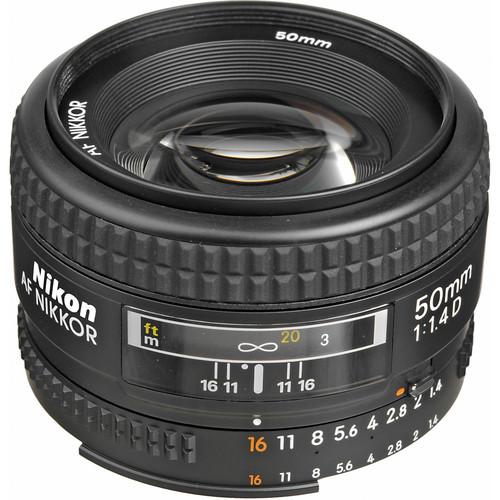 Nikon AF 50mm f/1.4D Autofocus Lens