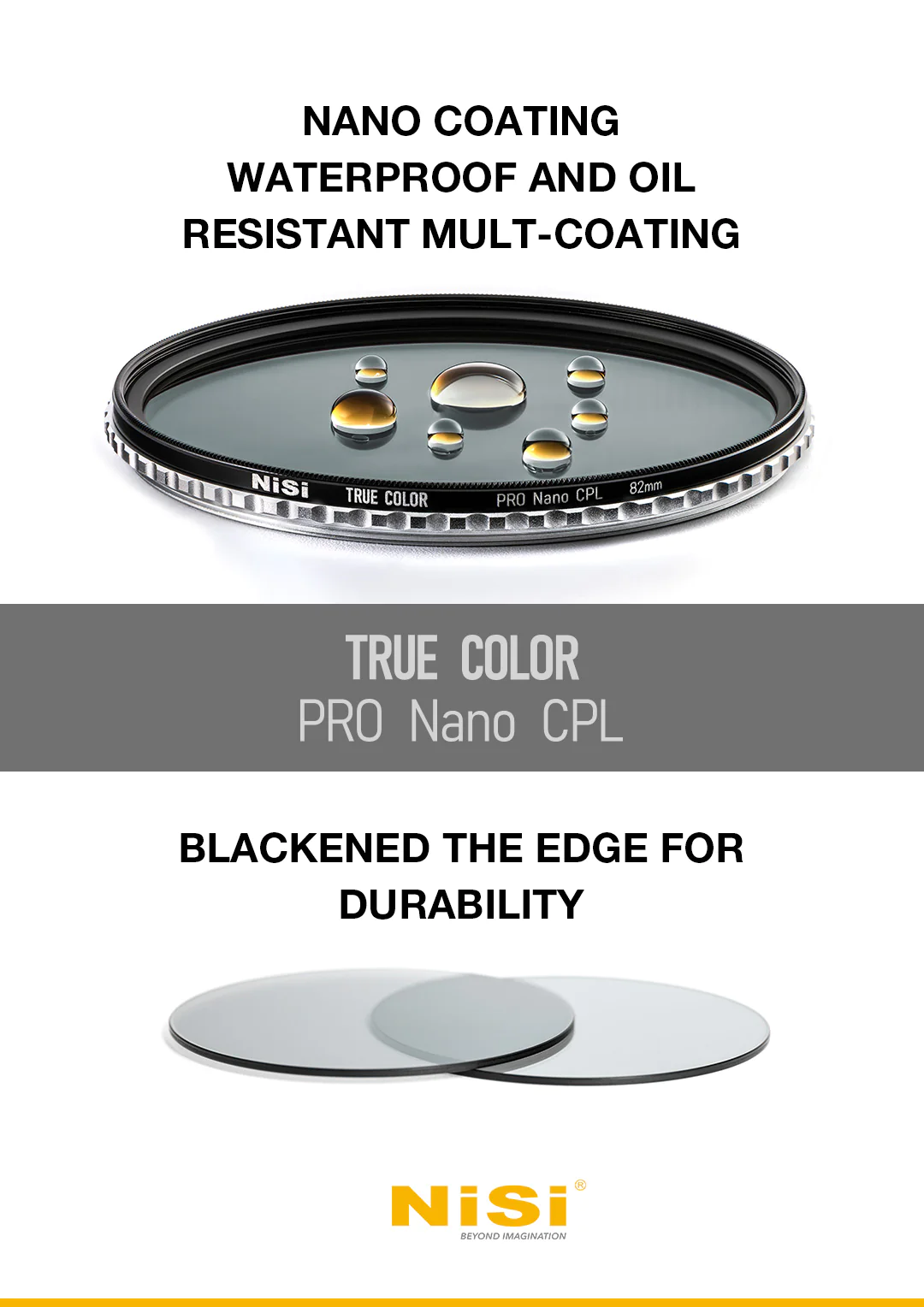 NiSi Filters 72mm Pro Nano True Colour CPL