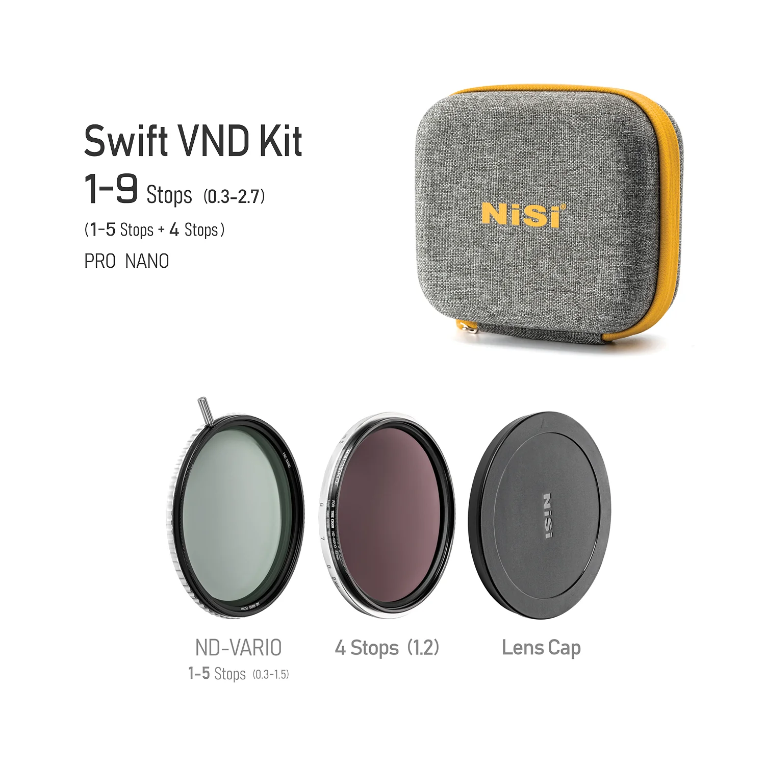 NiSi Filters 67mm Swift VND Kit Nisi Filter Kits