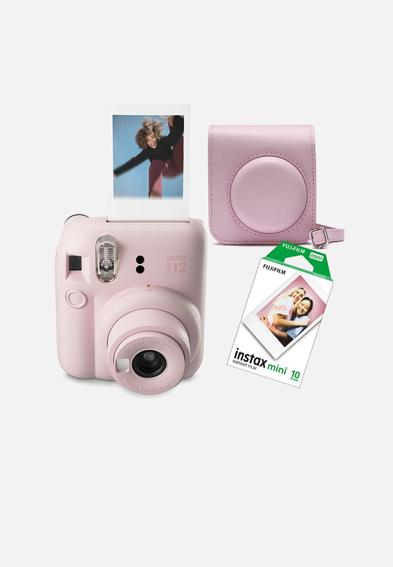 Instax Cam mini 12 Blossom Pink Kit 3 (cam, 1 film, case)