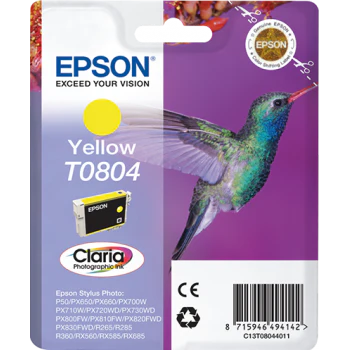 Epson T0804 Yellow Ink Cartridge