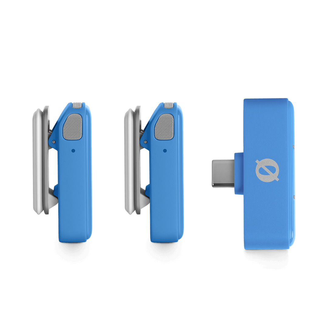 RODE Ultra Compact wireless Mic for USB C- Blue