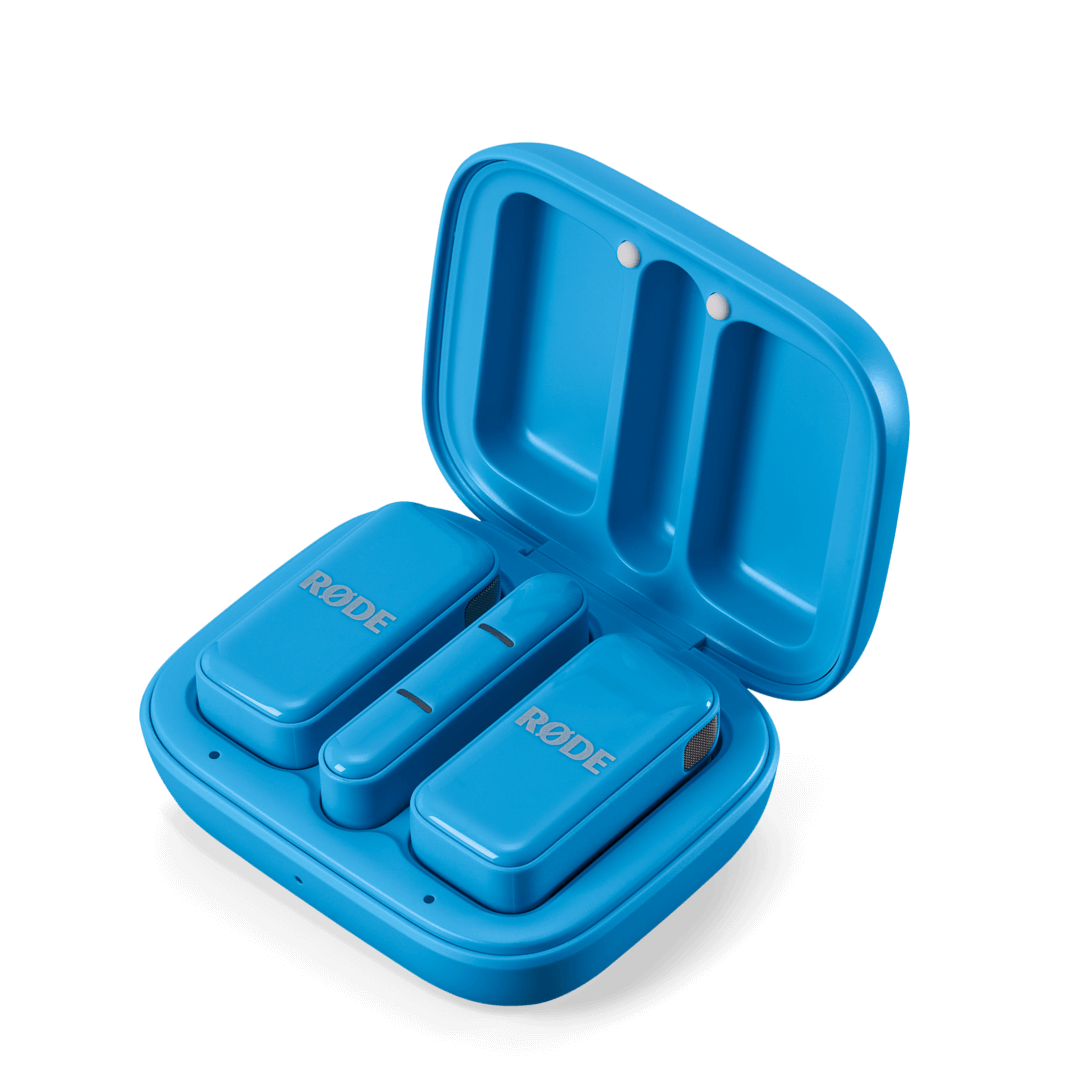RODE Ultra Compact wireless Mic for USB C- Blue