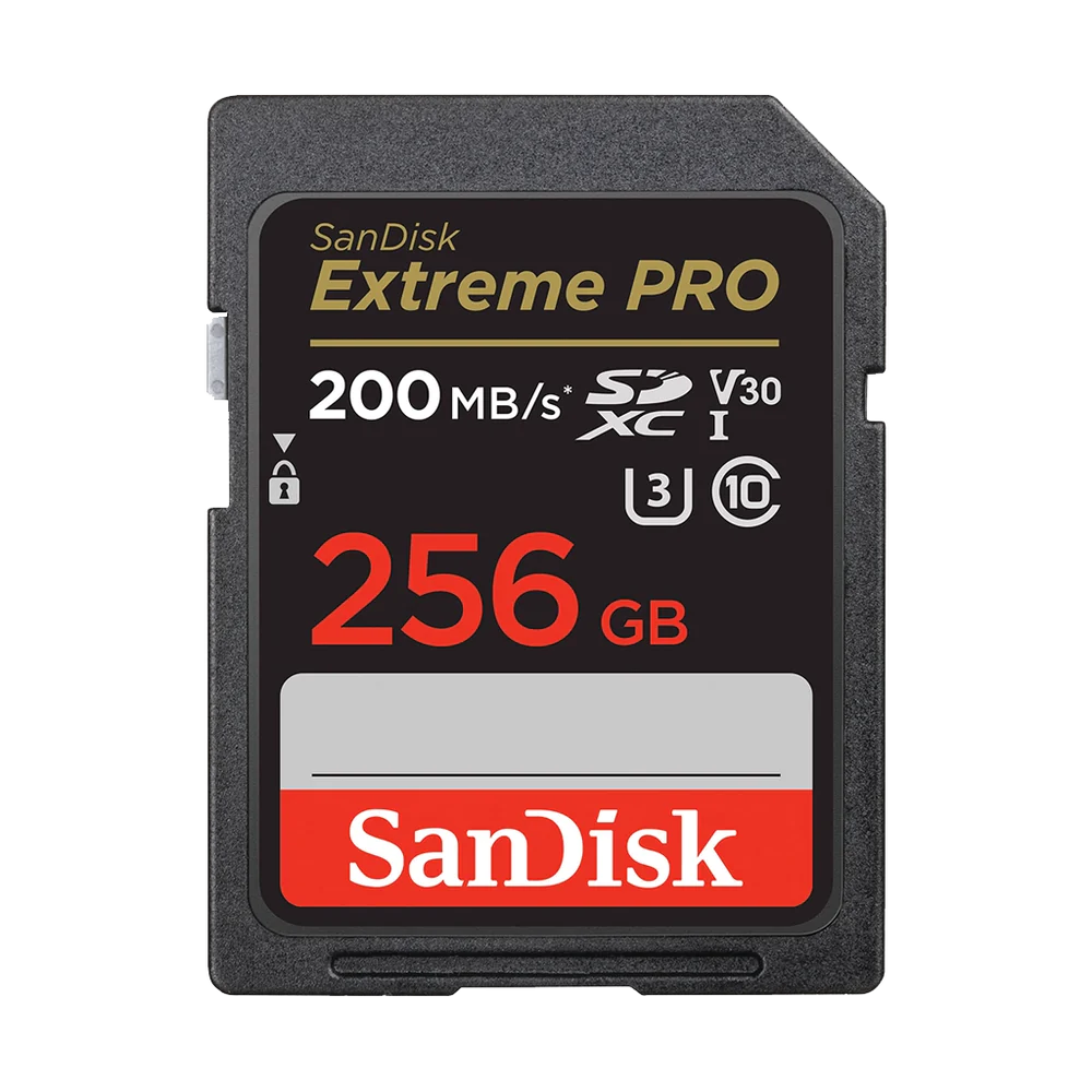 SanDisk 256GB Extreme UHS-I SDXC Memory Card 200MB/s