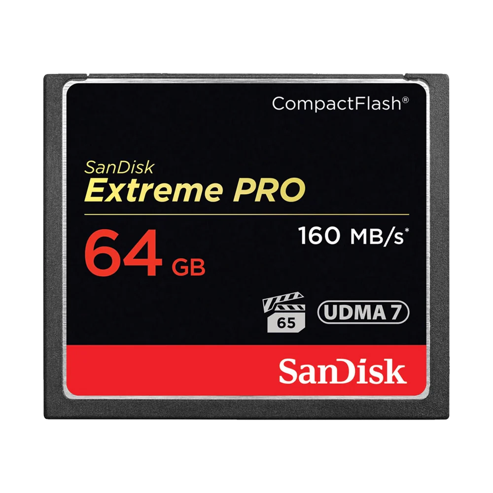 SanDisk 64GB Extreme Pro 160MB/s CompactFlash Memory Card
