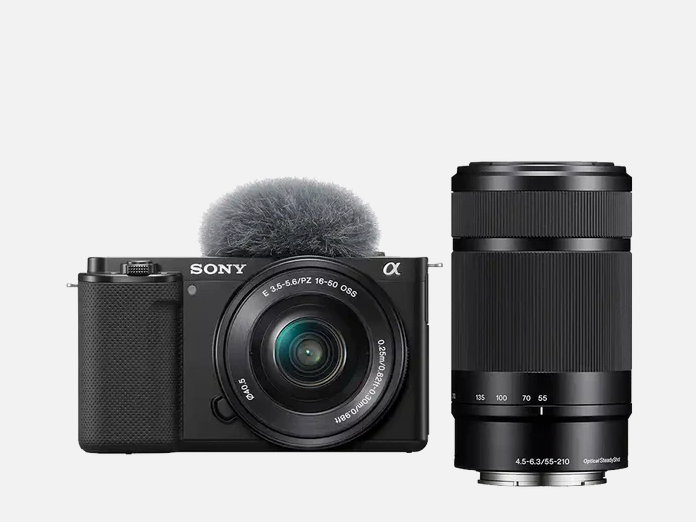 Sony Alpha ZV-E10 Double Lens Kit (16-50MM + 55-210MM)