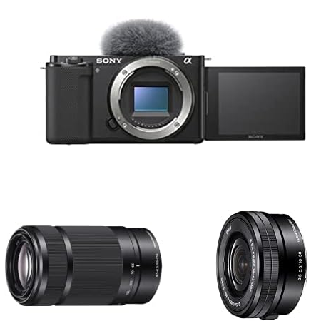 Sony Alpha ZV-E10 Double Lens Kit (16-50MM + 55-210MM)