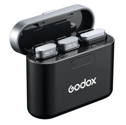 Godox WEC 2-Person Wireless Microphone System for Cameras and Mobile Devices (2.4 GHz)