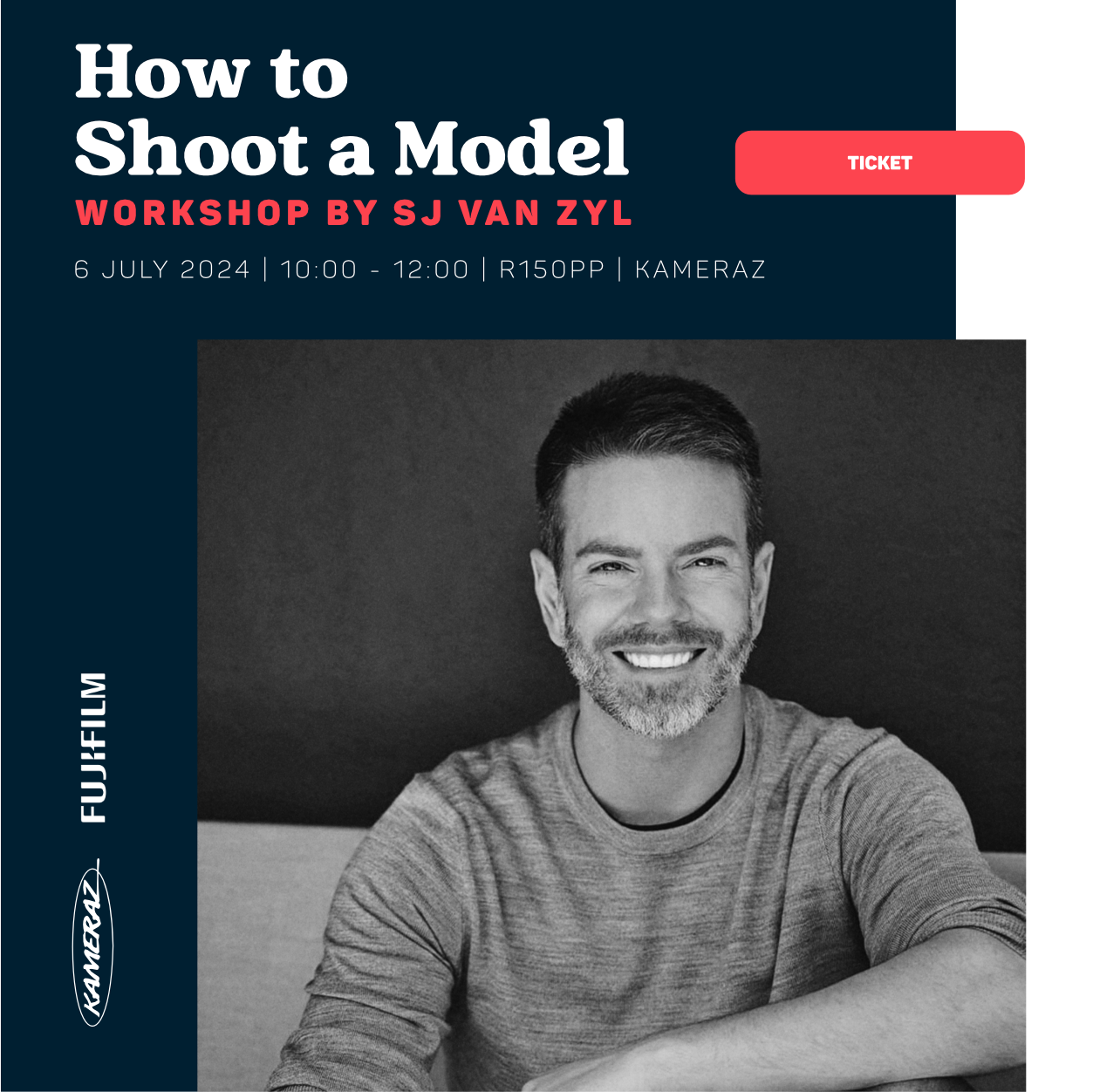Workshop Ticket: How to Shoot a Model with SJ van Zyl (6 July 2024)