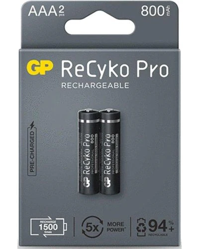 GP ReCyko Pro 2 Pack AAA