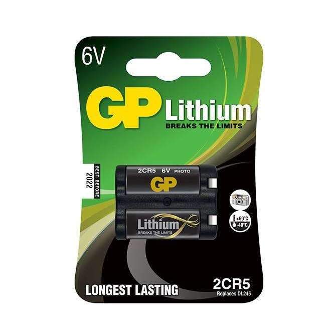 GP Batteries Lithium 2CR5 Battery GP Batteries Disposable Batteries