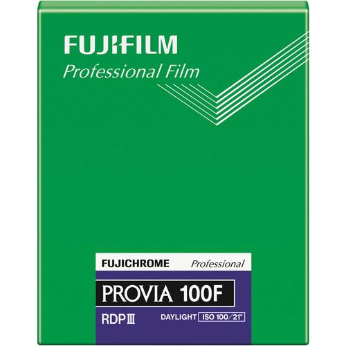 FUJIFILM Fujichrome Provia 100F Professional RDP-III Color Transparency Film (4 x 5", 20 Sheets) Fujifilm 35mm & 120mm Film
