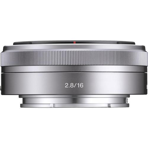 Sony E 16mm f/2.8 Lens (Silver) Sony Lens - Mirrorless Fixed Focal Length