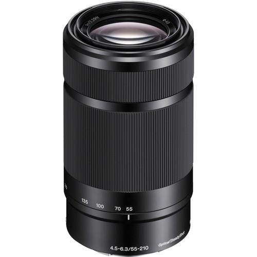 Sony E 55-210mm f/4.5-6.3 OSS Lens (Black) Sony Lens - Mirrorless Zoom