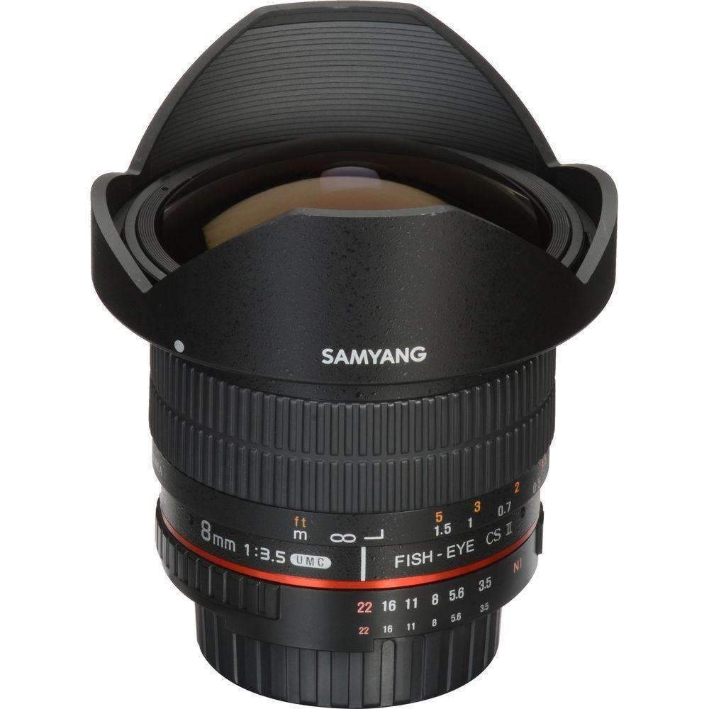 Samyang 8mm f/3.5 HD Fisheye Lens with AE Chip (Nikon) Samyang Lens - Cine