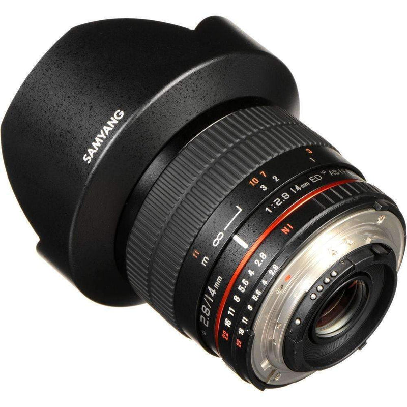 Samyang 14mm f/2.8 IF ED UMC Lens with AE Chip (Nikon) Samyang Lens - Cine