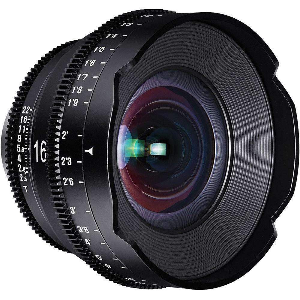 Samyang XEEN 16mm T2.6 Lens (Full Frame Canon EF-Mount) Samyang Lens - Cine