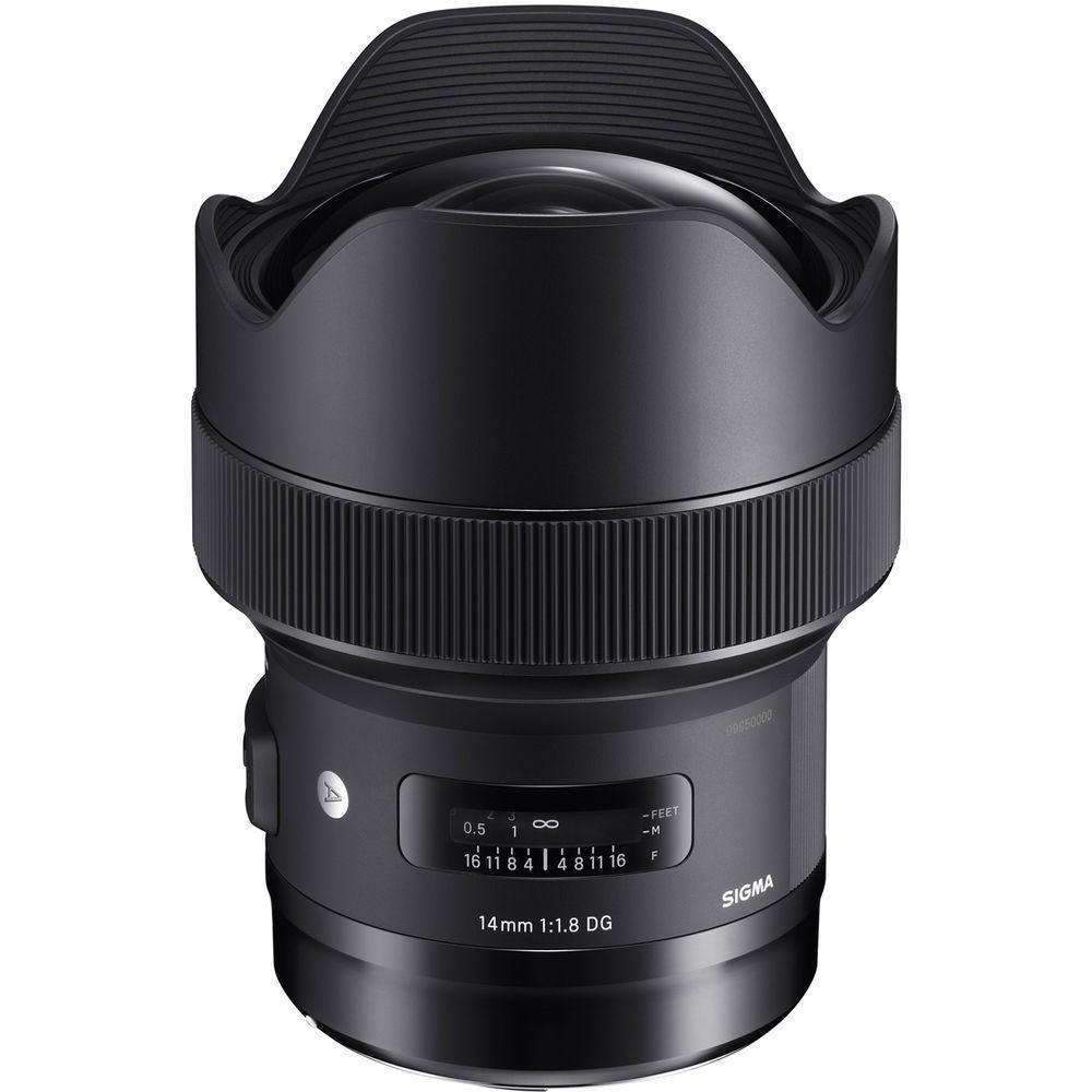 Sigma 14mm f/1.8 DG HSM Art Lens for Nikon F Sigma Lens - DSLR Fixed Focal Length