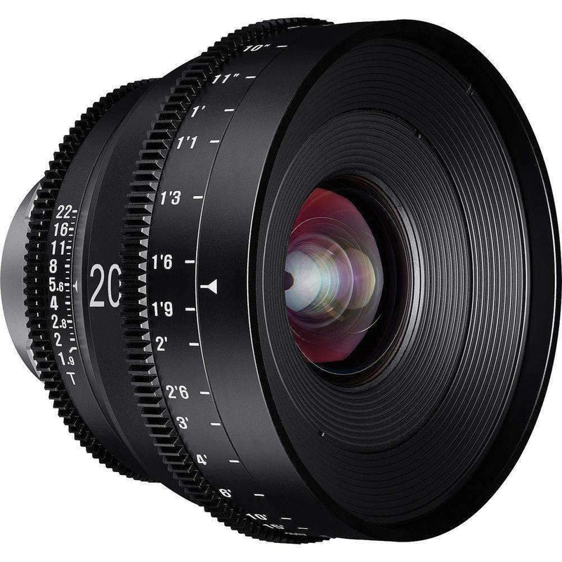 Samyang XEEN 20mm T1.9 Lens (Full Frame Canon EF-Mount) Samyang Lens - Cine