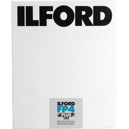 Ilford FP4 Plus Black and White Negative Film (4 x 5", 25 Sheets) Ilford 35mm & 120mm Film