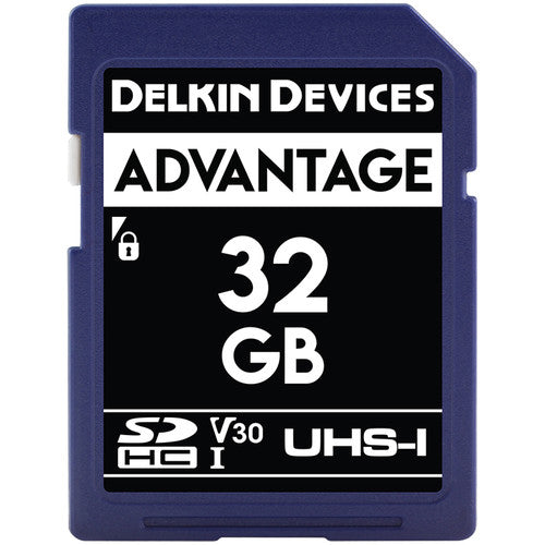 Delkin Devices 32GB Advantage UHS-I SDHC Memory Card Delkin Flash Memory Cards