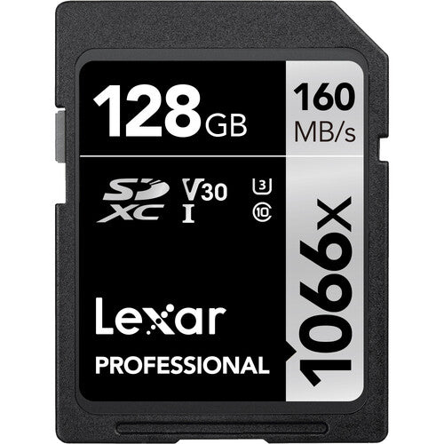 Lexar 128GB Professional 1066x UHS-I SDXC Memory Card Lexar SD Card