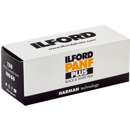 Ilford PanF Plus Black and White Negative Film (120mm) Ilford 35mm & 120mm Film