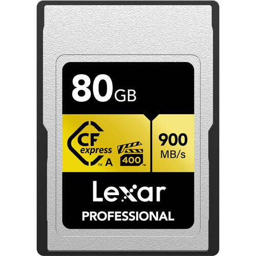 Lexar 80GB Professional CFexpress Type A Card GOLD Series Lexar memory card