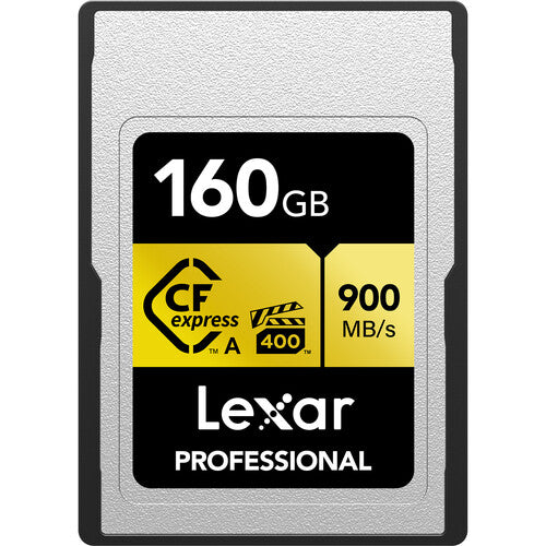 Lexar 160GB Professional CFexpress Type A Card GOLD Series Lexar memory card