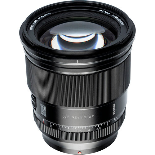 Viltrox 75mm f/1.2 AF Lens (FUJIFILM X) Viltrox Lens - Mirrorless Fixed Focal Length