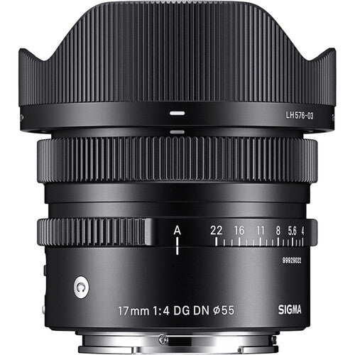 Sigma 17mm f/4 DG DN Contemporary Lens - Sony E Sigma Lens - Mirrorless Fixed Focal Length
