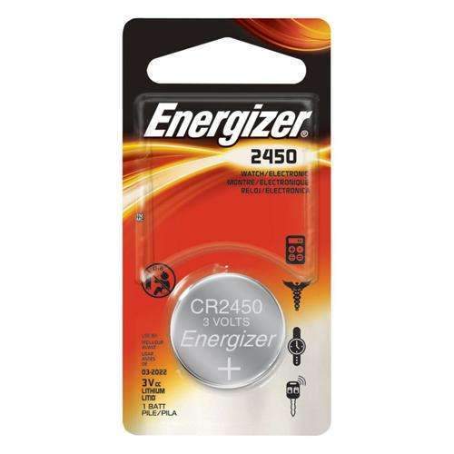 Energizer Litium CR2450 3V Battery Single Pack Energizer Disposable Batteries