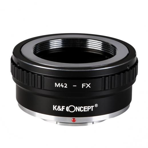 M42 Lenses to Fuji X Mount Camera Copper Adapter K&F Concept Lens Mount Adapter