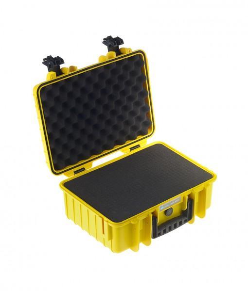B&W International Type 4000 Hard Case Yellow with Foam B&W International Hard Case