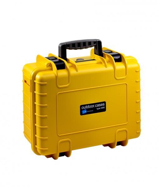 B&W International Type 4000 Hard Case Yellow with Foam B&W International Hard Case